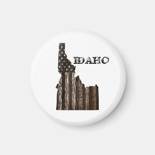 IMÁN IDAHO PATRIOT BURNT WOOD BLK