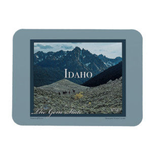 Imán Idaho Poster Art