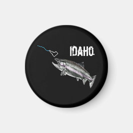 IMÁN IDAHO STEELHEAD -AQUÍ PESCADO- SORPRENDENTE