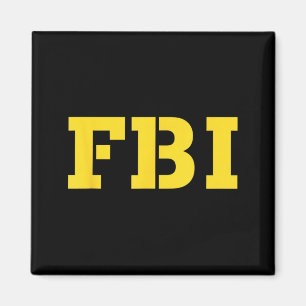 Imán Idea de disfraz del FBI para Halloween - Divertido
