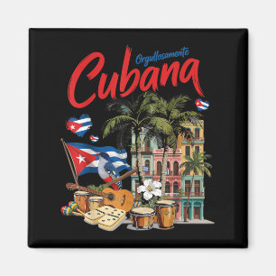 Imán Idea de outfit de la bandera cubana para mujeres h