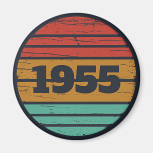 Imán Idea de regalo de cumpleaños vintage personalizada