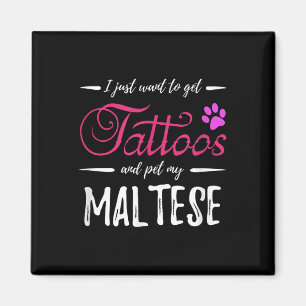 Imán Idea de regalo para mamá del perro amante del tatu