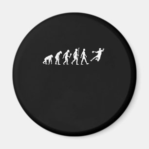 Imán Idea divertida del jugador de balonmano Evolución 