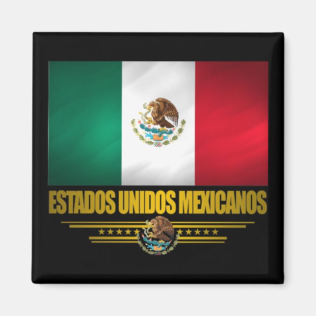 Imán Ideas de regalo "Orgullo Mexicano" (Frente)
