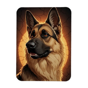 Imán 🐾 Ideas de regalos para amantes del perro pastor 