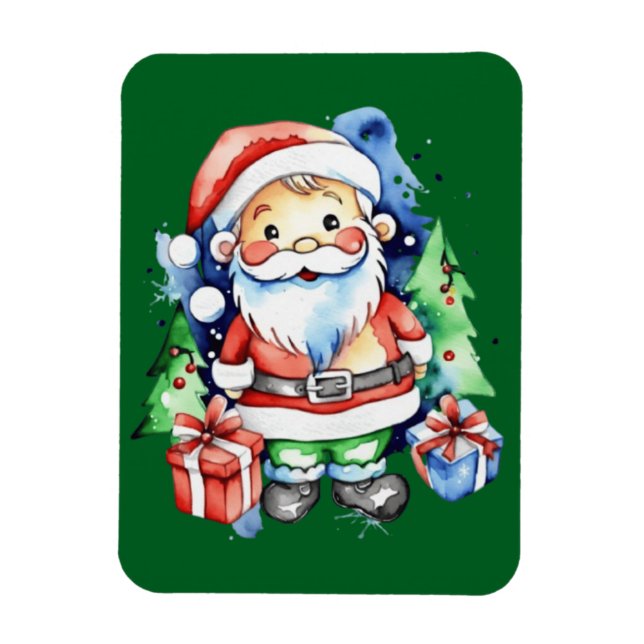 Imán Ideas de regalos para Papá Noel (Vertical)