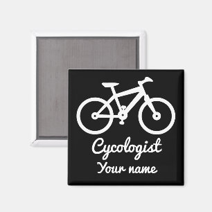 Imán Ideas de regalos personalizados de Cycologist Love