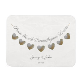 Imán Idioma del aniversario del boda Cornish