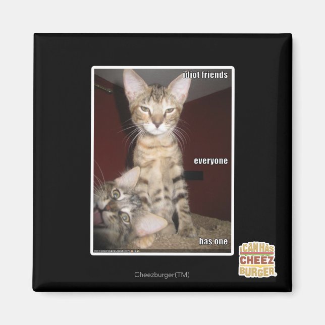 Imán Idiotas amigos (Frente)