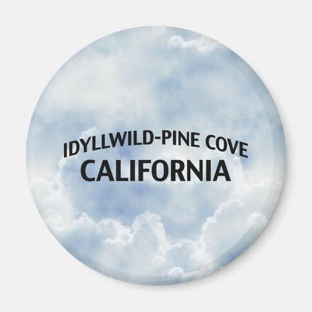 Imán Idyllwild-Pine Cove California (Frente)