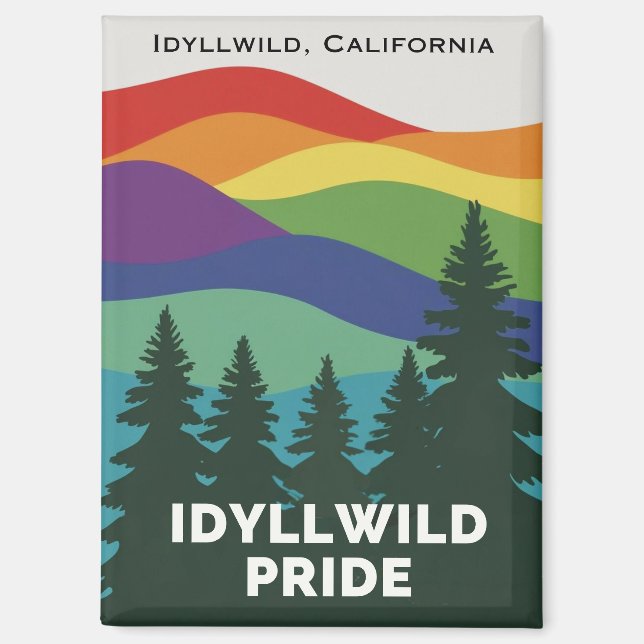 Imán Idyllwild Pride Magnet (Anverso)