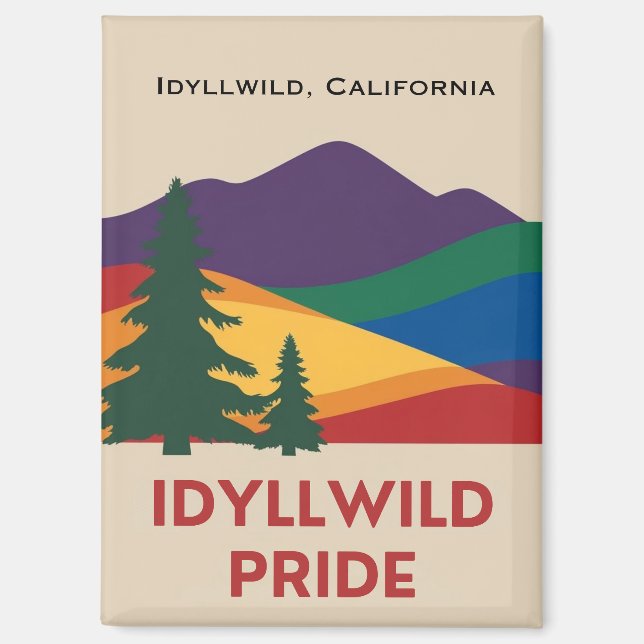 Imán Idyllwild Pride Magnet (Anverso)