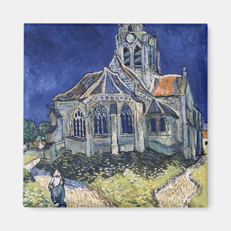 Imán Iglesia Auvers sur Oise pintura Vincent van Gogh