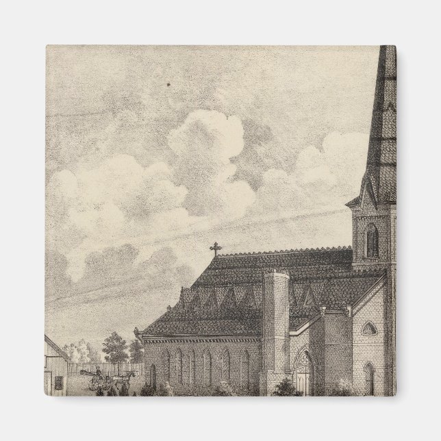 Imán Iglesia Católica de Santa María (Frente)