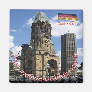 Imán Iglesia conmemorativa del zDE038 BERLIN Kaiser Wil