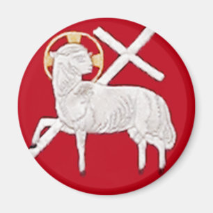 IMÁN IGLESIA CRISTIANA SYMBOLS-LAMB DE DIOS