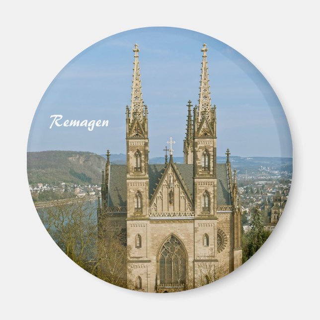 Imán iglesia de Apollinaris en Remagen, Alemania (Frente)