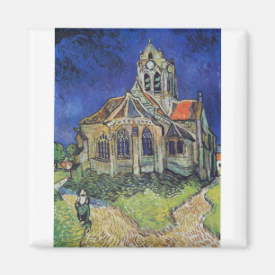 Imán Iglesia de Auvers 1890 por Vincent van Gogh