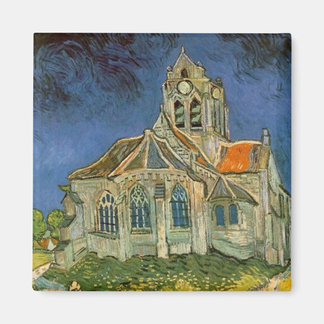 Imán Iglesia de Auvers-sur-Oise - Vincent Van Gogh (Frente)