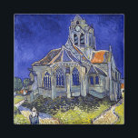 Imán Iglesia de Auvers, Van Gogh<br><div class="desc">Vincent Willem van Gogh (30 de marzo de 1853 a 29 de julio de 1890) fue un pintor holandés post-impresionista que figura entre las figuras más famosas e influyentes de la historia del arte occidental. En poco más de una década, creó unas 2.100 obras de arte, entre ellas unas 860...</div>