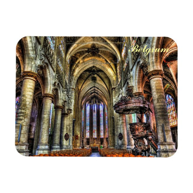Imán Iglesia de Bélgica (Horizontal)