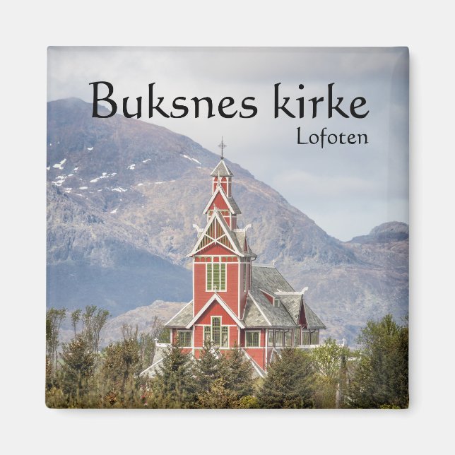 Imán Iglesia de Buksnes Lofoten Noruega (Frente)