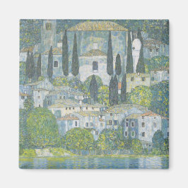 Imán Iglesia de Cassone (Paisaje italiano) Arte vintage