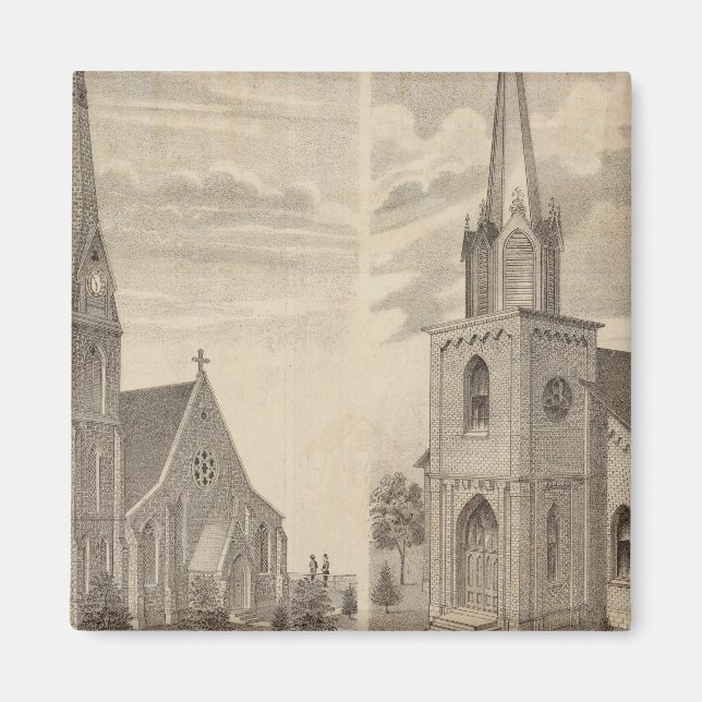 Imán Iglesia de Cristo, Ala Roja, Minnesota (Frente)