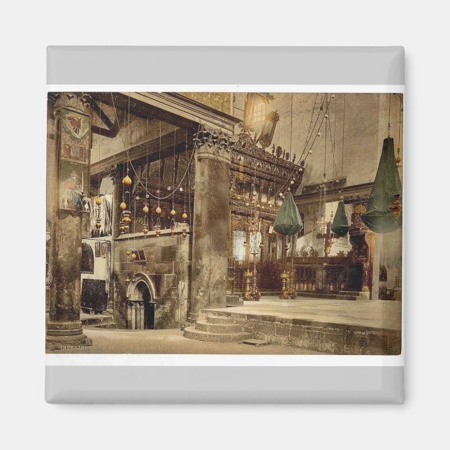 Imán Iglesia de la Natividad (interior), Belén, Santo (Frente)