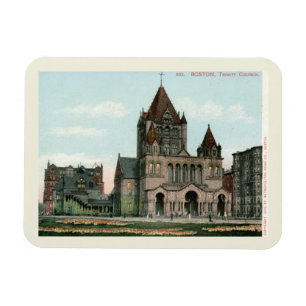 Imán Iglesia de la Trinidad, Boston 1906 Vintage