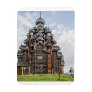 Imán Iglesia de madera ornamentada, Rusia