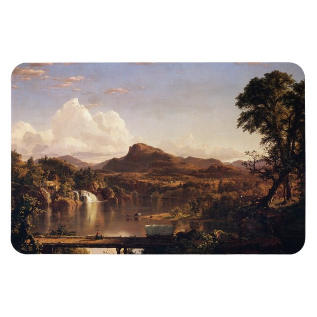 Imán Iglesia de Nueva Inglaterra de Frederic Edwin (Horizontal)