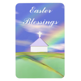 Imán Iglesia de Pascua y Arcoiris