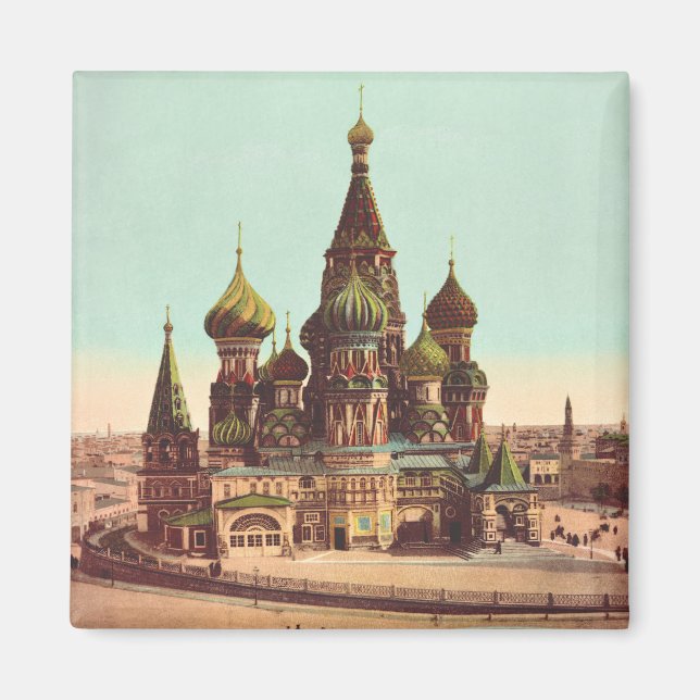 Imán Iglesia de San Basil, Plaza Roja de Moscú (Frente)