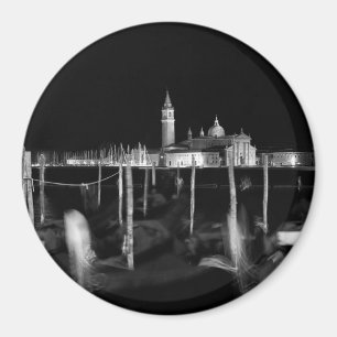 Imán Iglesia de San Giorgio Maggiore, góndolas en Venec