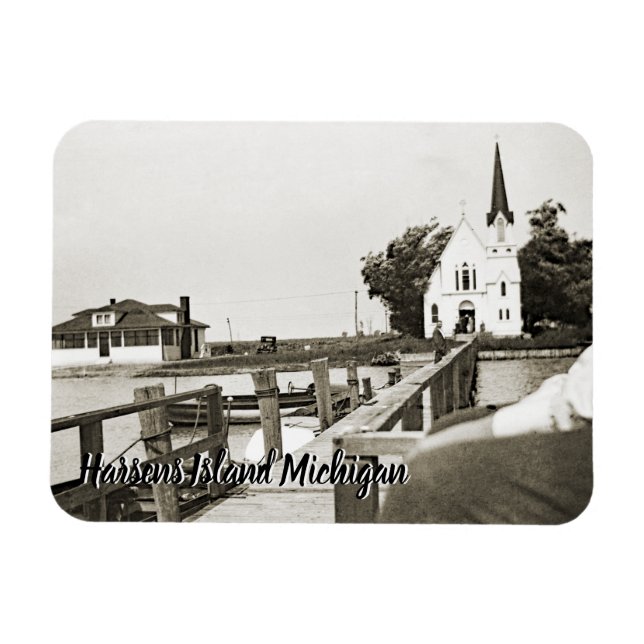 Imán Iglesia de San Marcos de la Isla de Harsens Michig (Horizontal)