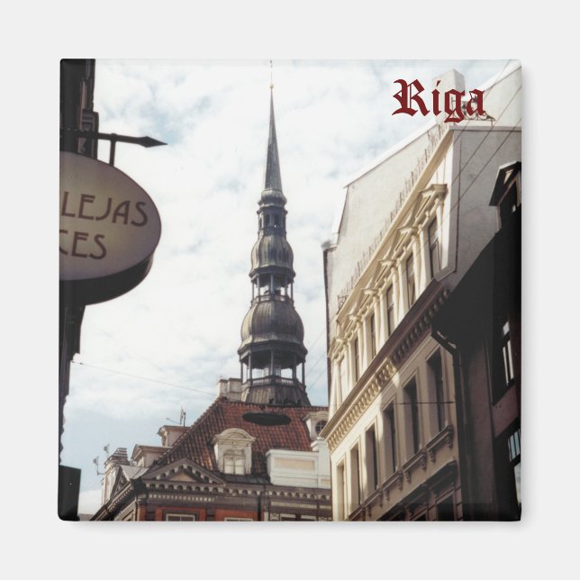 Imán Iglesia de San Pedro, Riga, Letonia. (Frente)