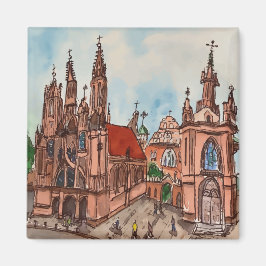 Imán Iglesia de Santa Ana, Vilnius, Lituania