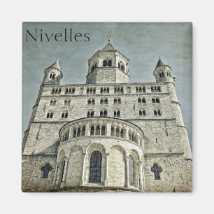 Imán Iglesia de Santa Gertrudis en Nivelles, Bélgica