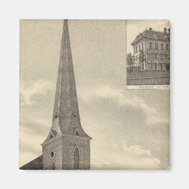 Imán Iglesia de Santa Teresa, Nebraska (Frente)