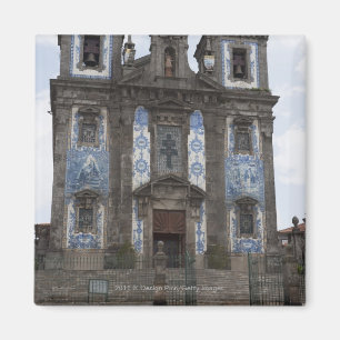 Imán Iglesia de Santo Ildenfonso con los paneles de la