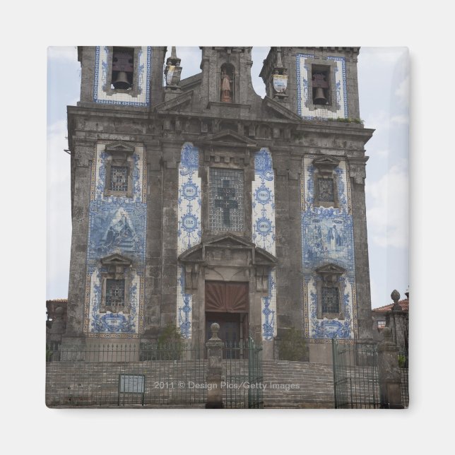 Imán Iglesia de Santo Ildenfonso con paneles de mosaico (Frente)