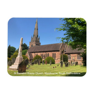 Imán Iglesia de St Benedict Biscop Wombourne Staffordsh