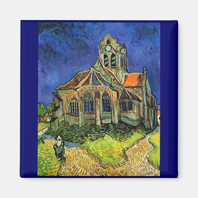 Imán Iglesia del Bella Artes Auvers Van Gogh (Frente)