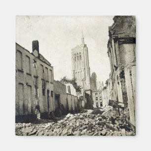 Imán Iglesia del St. Jacob, Ypres, junio de 1915