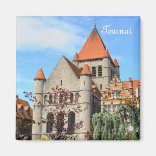 Imán Iglesia en Tournai - ciudad hermosa en Bélgica
