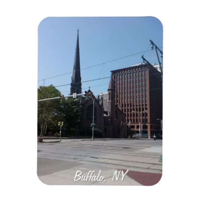 Imán Iglesia Episcopal de St. Paul y Edificio Guaranty (Vertical)