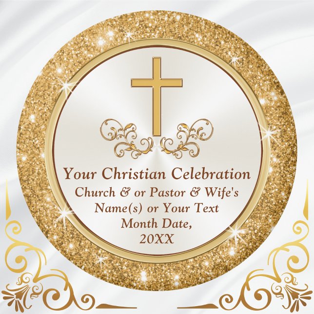 Imán IGLESIA GIVEAWAYS personalizada, partido de la igl (Church anniversary souvenirs. Personalized, church party favors. Cheap, Christian party favors. )