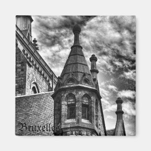 Imán Iglesia gótica de estilo vintage